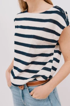 Camiseta textura rayas
