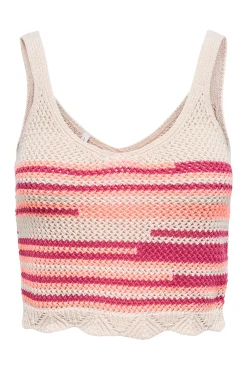Camiseta tirantes crochet