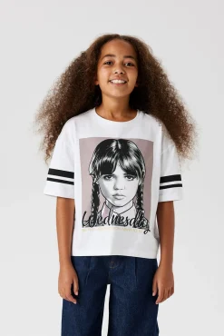 Camiseta Wednesday de niña