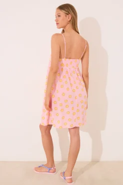 Camisón corto tirantes viscosa soles