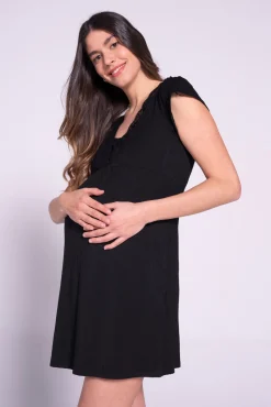 Camisón de lactancia con manga corta