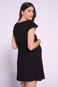 Camisón de lactancia con manga corta