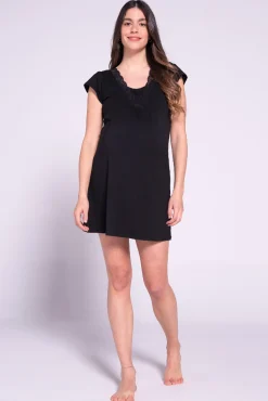 Camisón de lactancia con manga corta
