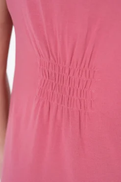 Camisón de lactancia manga corta con encaje