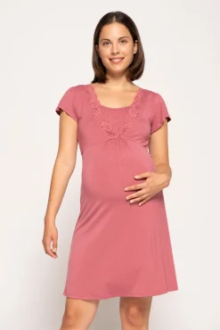 Camisón lactancia manga corta