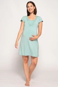 Camisón lactancia manga corta