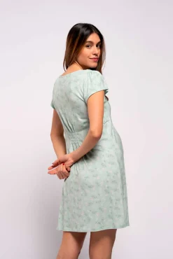 Camisón manga corta estampado 