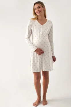 Camisola maternal manga larga