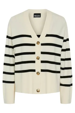 Cardigan fino de rayas