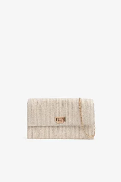 Cartera de Mano Efecto Paja