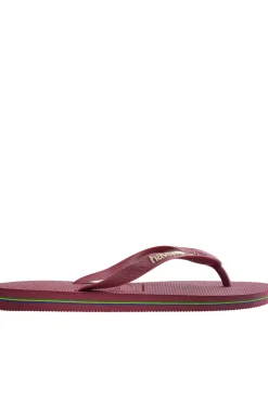 Chanclas Hav. Brasil Logo Granate
