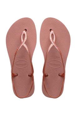 Chanclas Hav. Luna Flatform Rosa