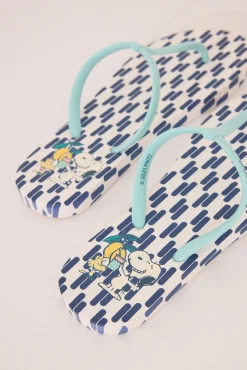 Chanclas print geométrico Snoopy