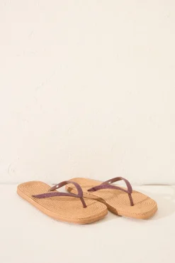 Chanclas suela efecto cuerda