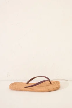 Chanclas suela efecto cuerda
