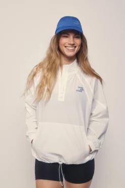 Chaqueta cortavientos bolsillo canguro
