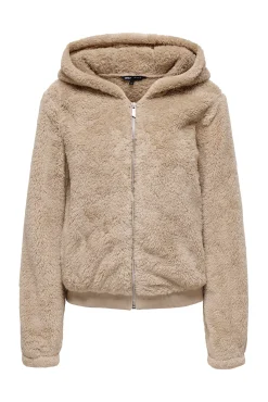 Chaqueta de pelo con cremallera maternity