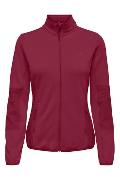 Chaqueta técnica cuello alto con cremallera