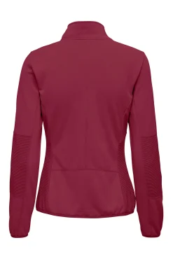 Chaqueta técnica cuello alto con cremallera