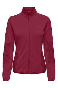Chaqueta técnica cuello alto con cremallera