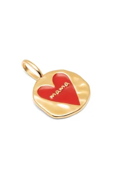 Charm Mamá Lovely Heart Baño Oro