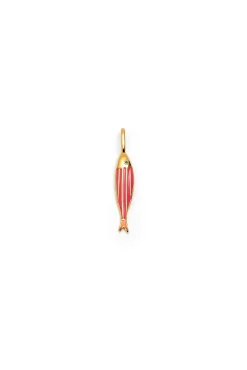 Charm Seaglow Fish Baño Oro