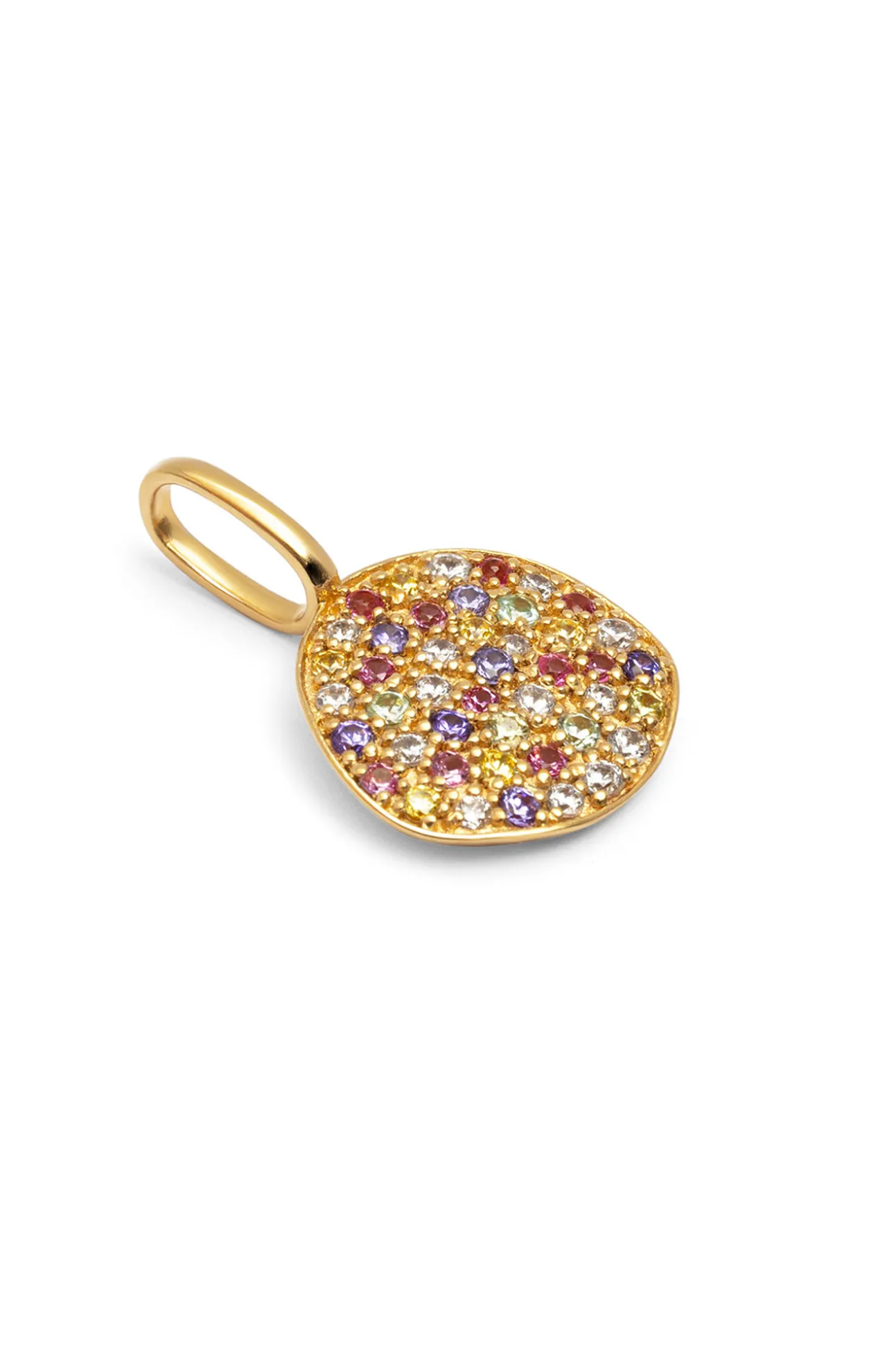 Charm Stellar Colors Plata Baño Oro