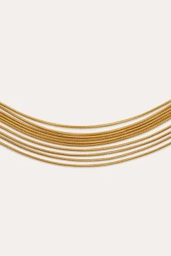 Choker Cleopatra Premium Acero Baño Oro
