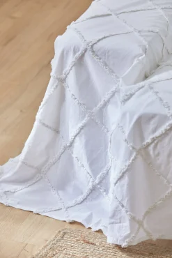 Colcha con tufting blanco Royal