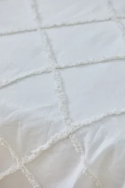 Colcha con tufting blanco Royal