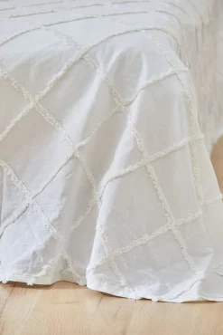 Colcha con tufting blanco Royal