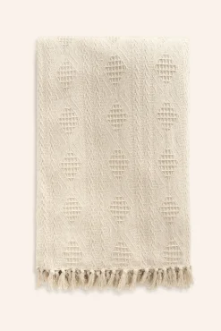 Colcha de jacquard de algodón crudo Chicago