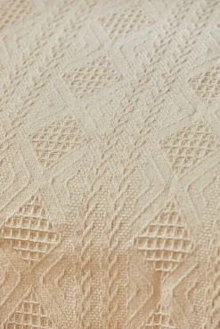 Colcha de jacquard de algodón crudo Chicago