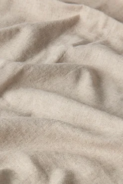 Colcha de lino y algodón Leuka