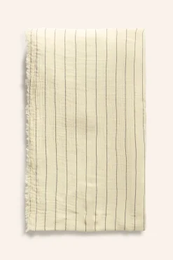 Colcha de muselina con rayas finas Gratto