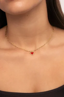 Collar Amour Baño Oro