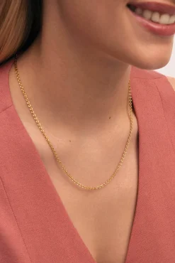 Collar Celestia Acero Baño Oro