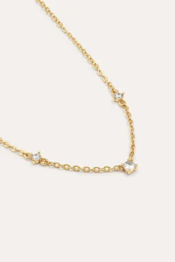 Collar Lira Baño Oro