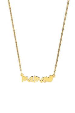 Collar Mamá Heart Oro