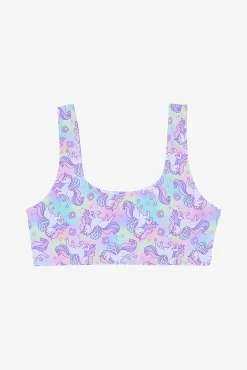 Conjunto de bikini floral volante