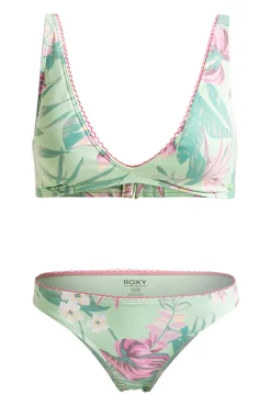 Conjunto de bikini print tropical