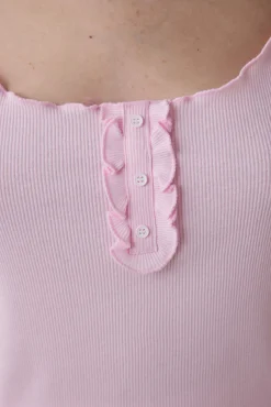 Conjunto de pijama corto rosa cuadros