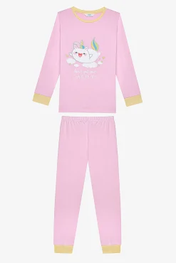 Conjunto de pijama largo niña