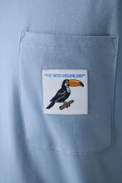 Conjunto de pijama largo azul