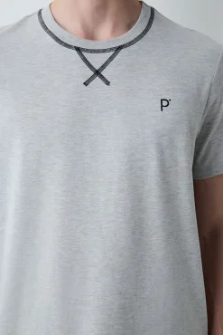 Conjunto de pijama largo gris