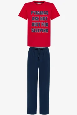 Conjunto de pijama largo estampado