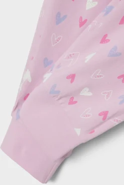 Conjunto pijama corazones niña