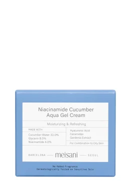 Crema hidratante facial con textura de gel