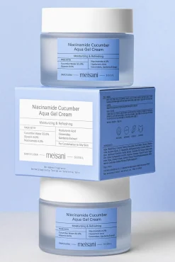 Crema hidratante facial con textura de gel