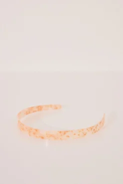 Diadema acetato naranja